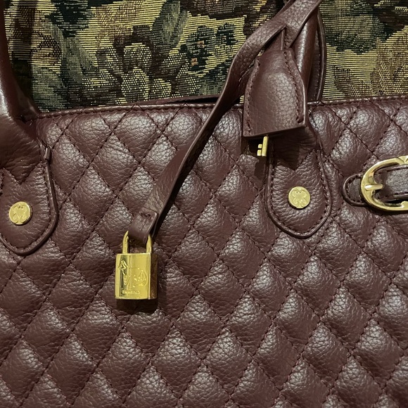 Emma Fox Windham Quilted Leather Satchel! - Picture 7 of 7
